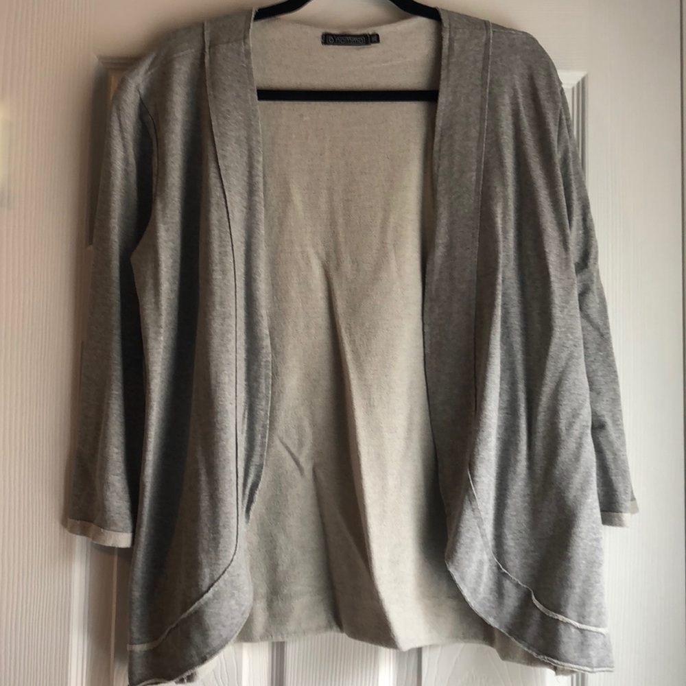 O’nommo Open Grey Cardigan